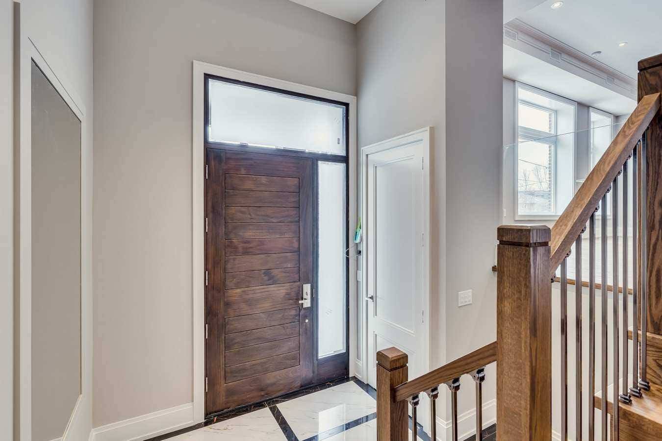 Entry door + transom — North York